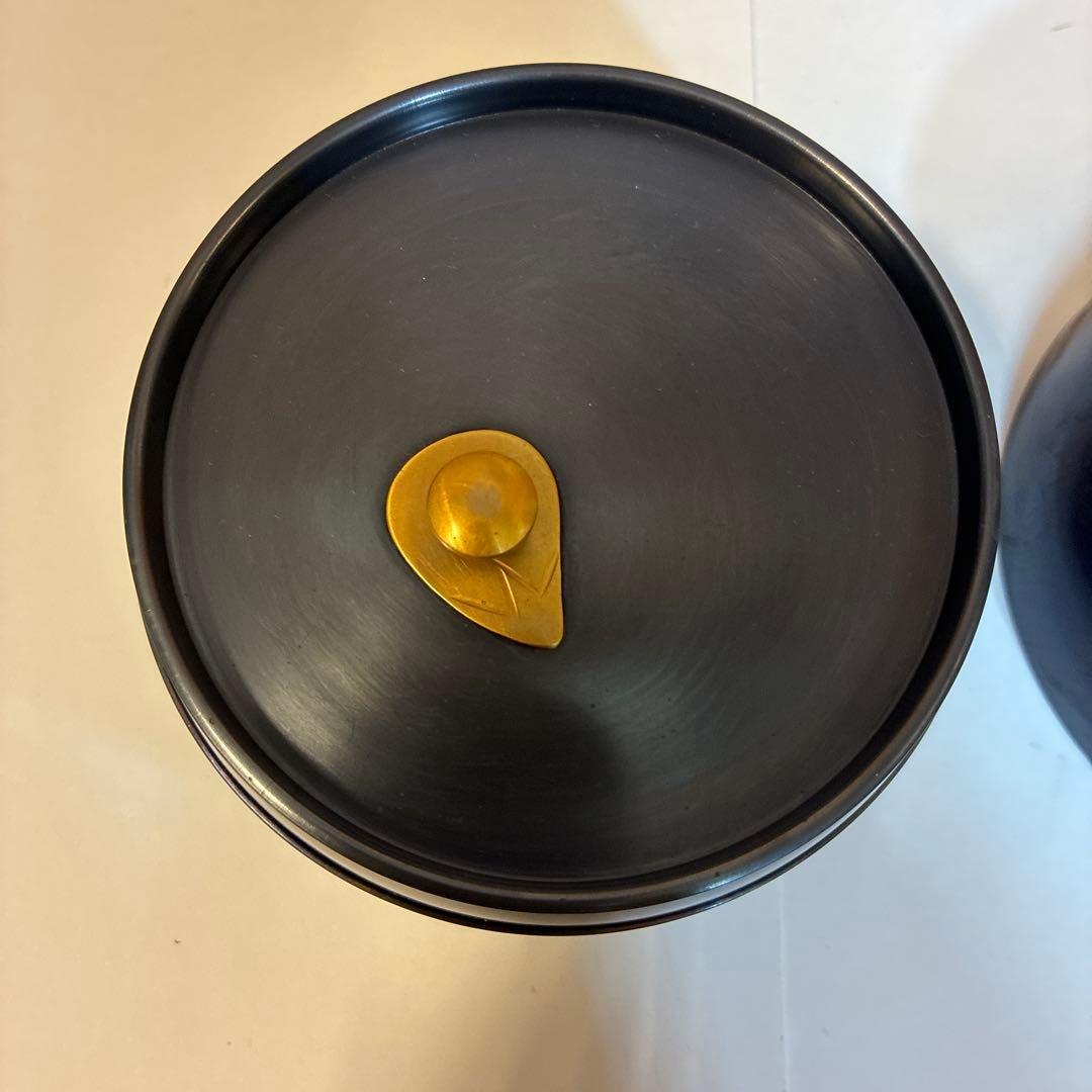 銅製茶入『茄子』幸来堂