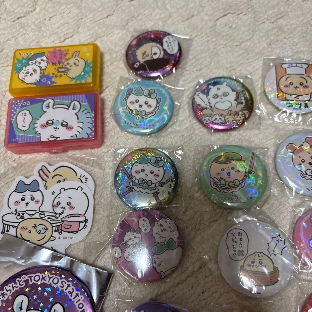 新品未開封◆ちいかわ 缶バッジ 　まとめ売り