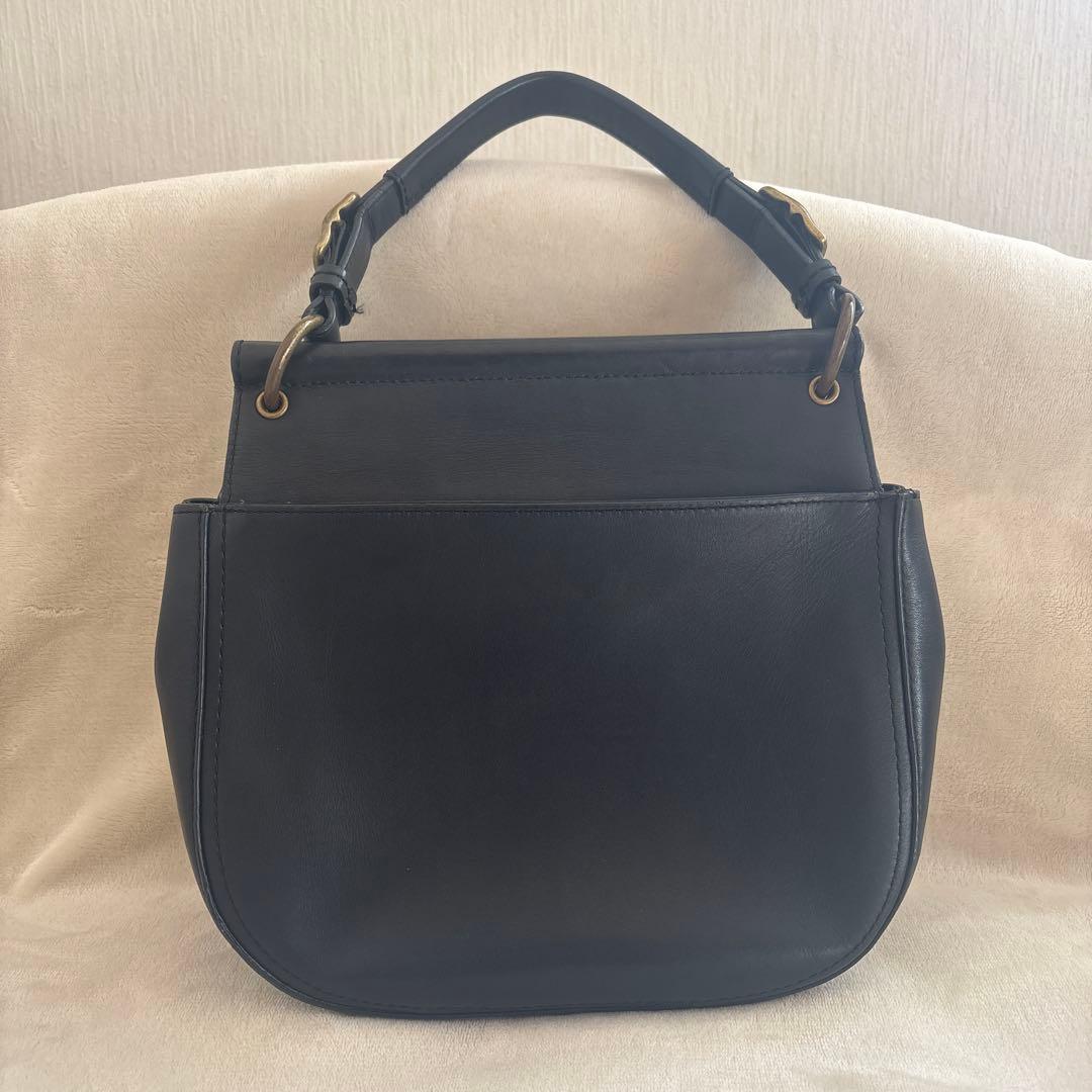 70th 限定品 コーチ 2way ショルダーバッグ ハンドバッグ 黒