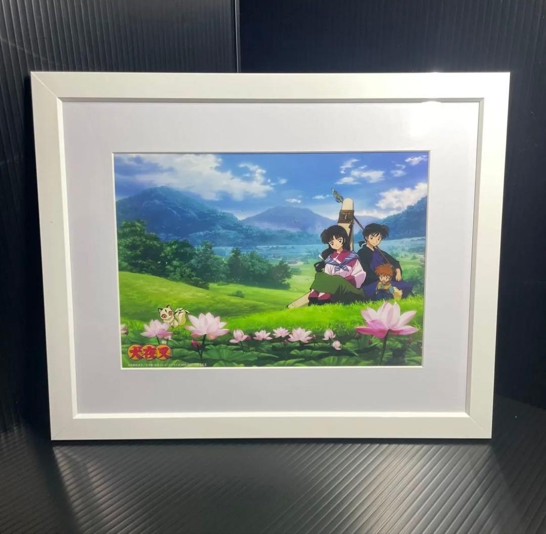 新品 犬夜叉 キャラファイングラフ 3種セット レア 額装 3枚 ノベルティ