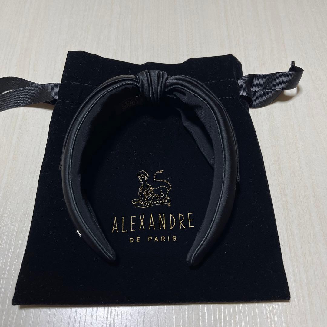 ALEXANDRE DE PARIS アレクサンドルドゥパリ リボンカチューシャ