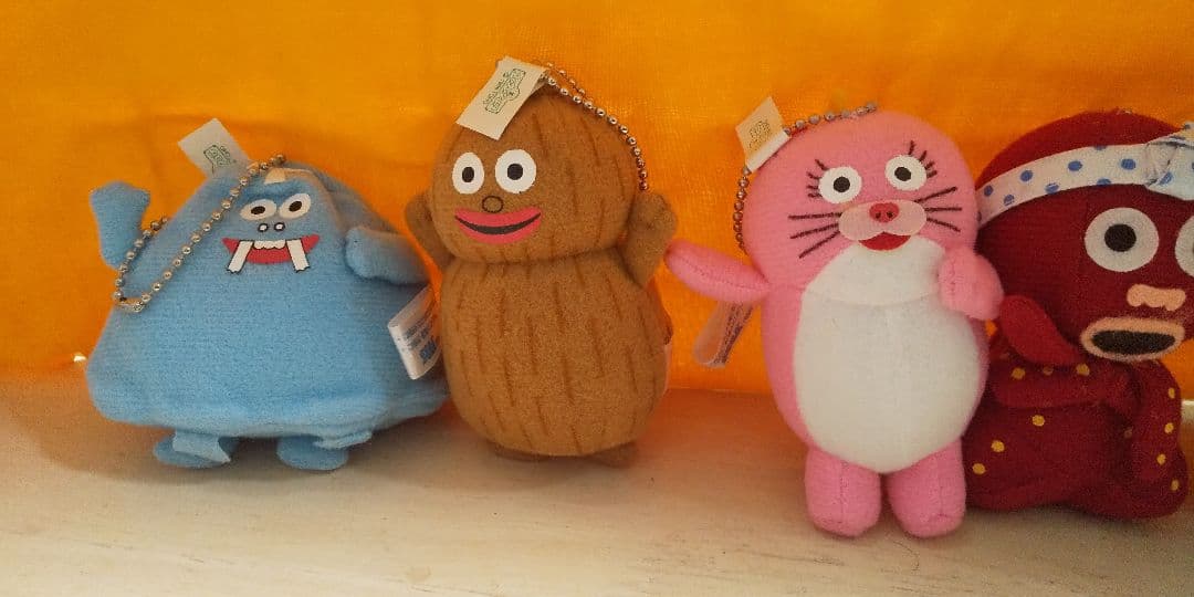 1998 セガ クレクレタコラ キーチェーンマスコット 5個 セット売り