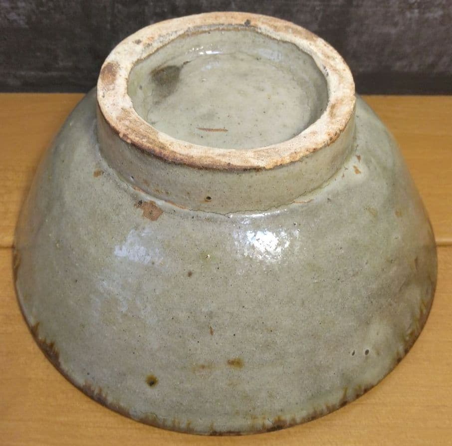 人間国宝 金城次郎 壷屋焼マカイ 栞 共箱 無傷 壺屋焼 やちむん 笑魚2匹