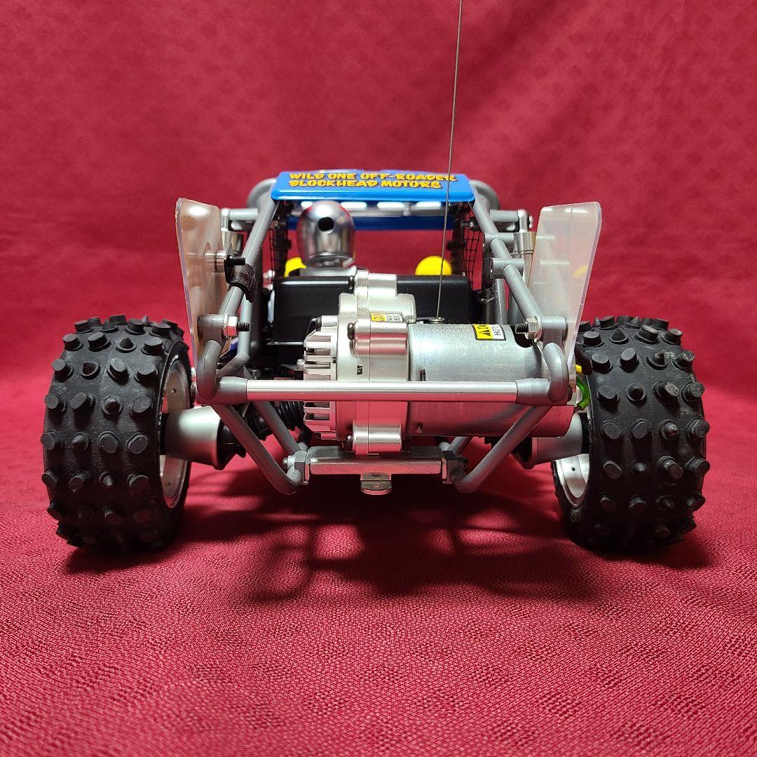 【ジャンク扱い】 タミヤ XB ワイルドワンオフローダーブロックヘッドモータース