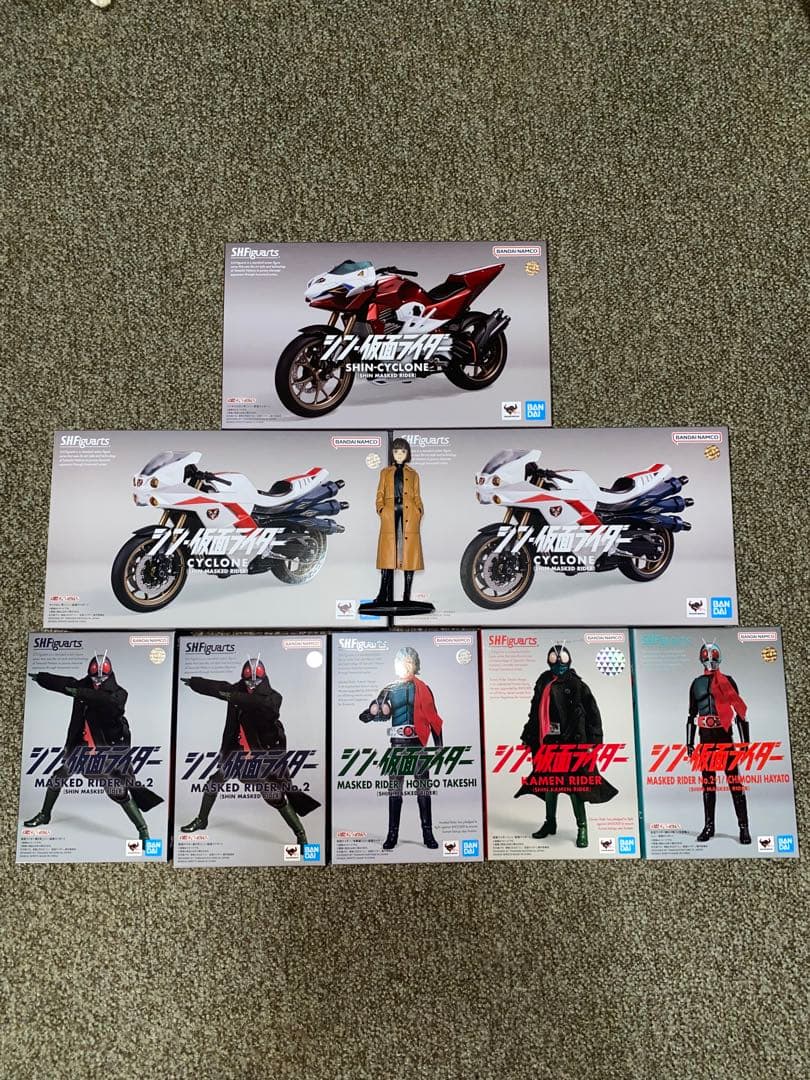 フィギュアーツ シン仮面ライダー 1号 2号 バイク S.H.Figuarts