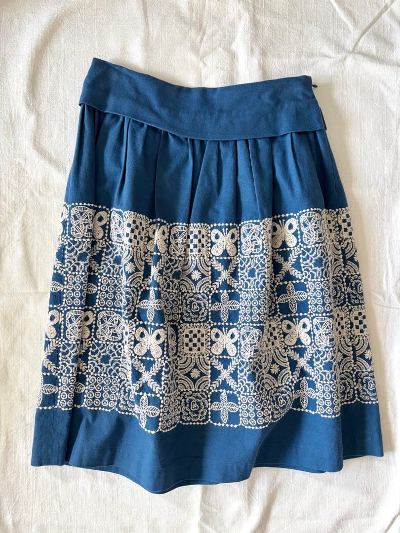 ミナペルホネン／スカート【forest tile】