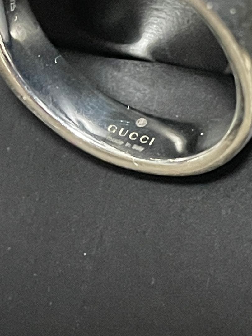 HERO GUCCI ダブルGロゴ シルバーリング