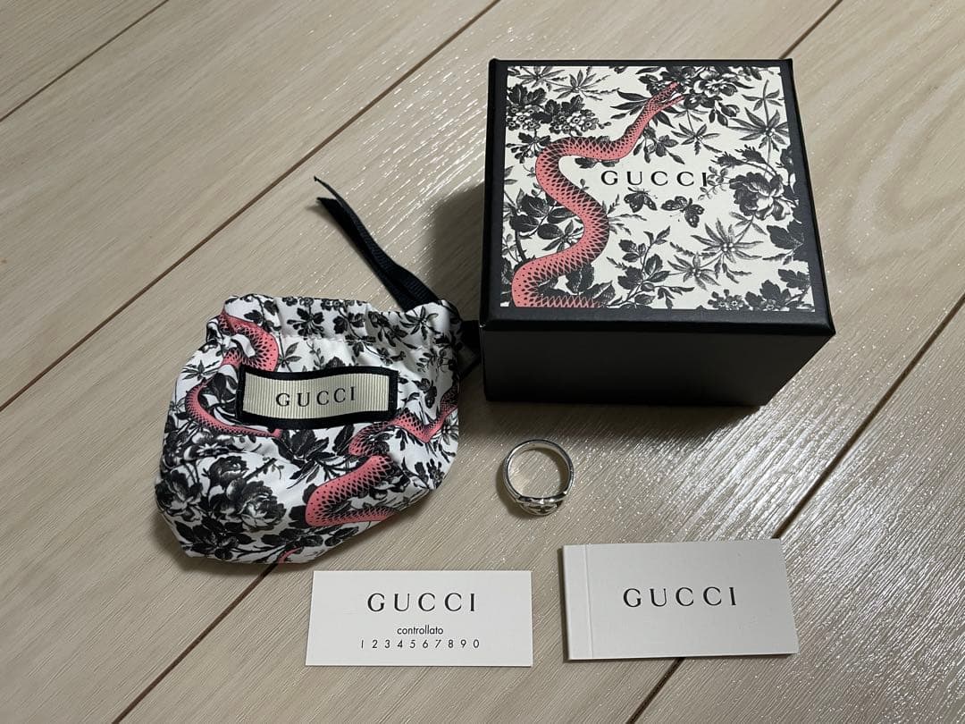 HERO GUCCI ダブルGロゴ シルバーリング