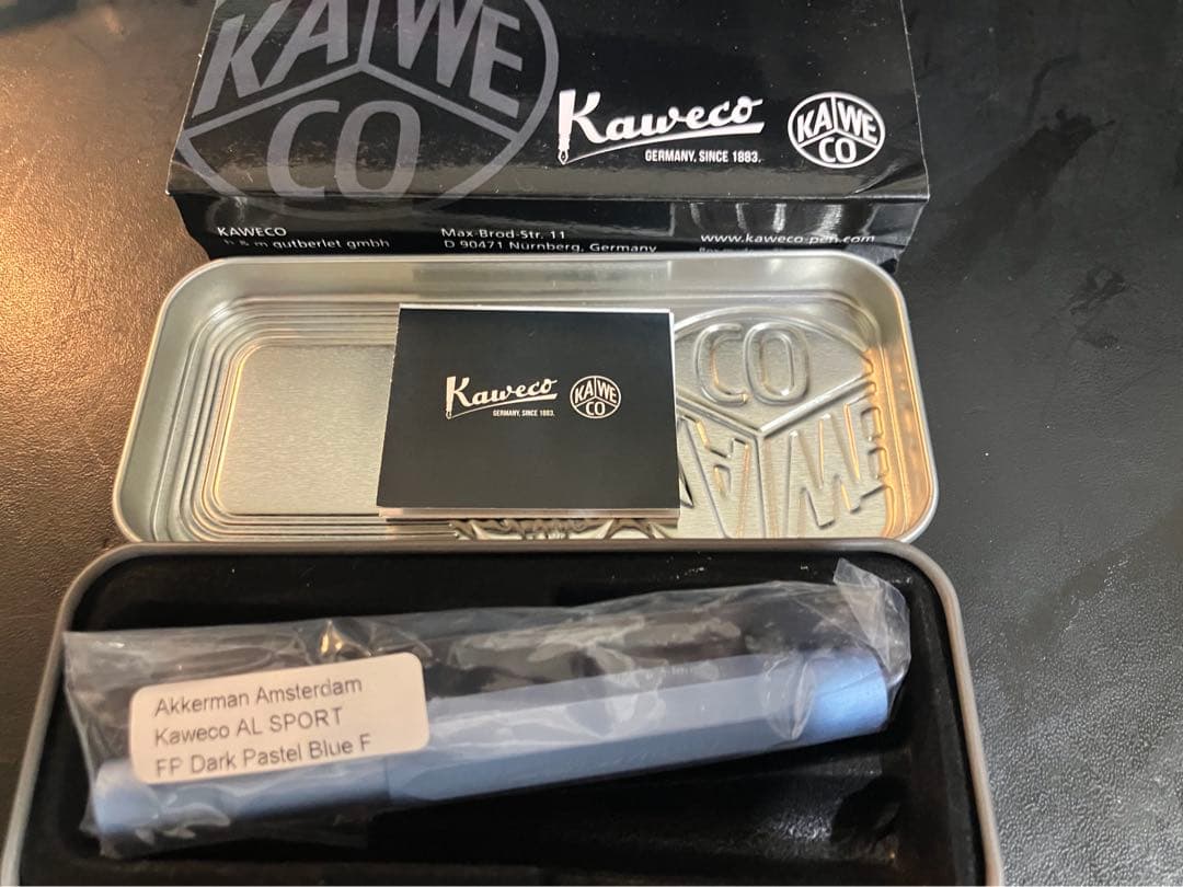 カヴェコ アルスポーツ アッカーマン ブルー ラグーン 万年筆　Ｆ（細字）