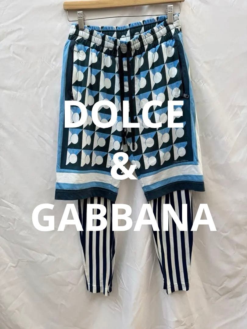 激レア 極美品 44 ドルチェアンドガッバーナスウェットパンツ　ドルガバレギンス