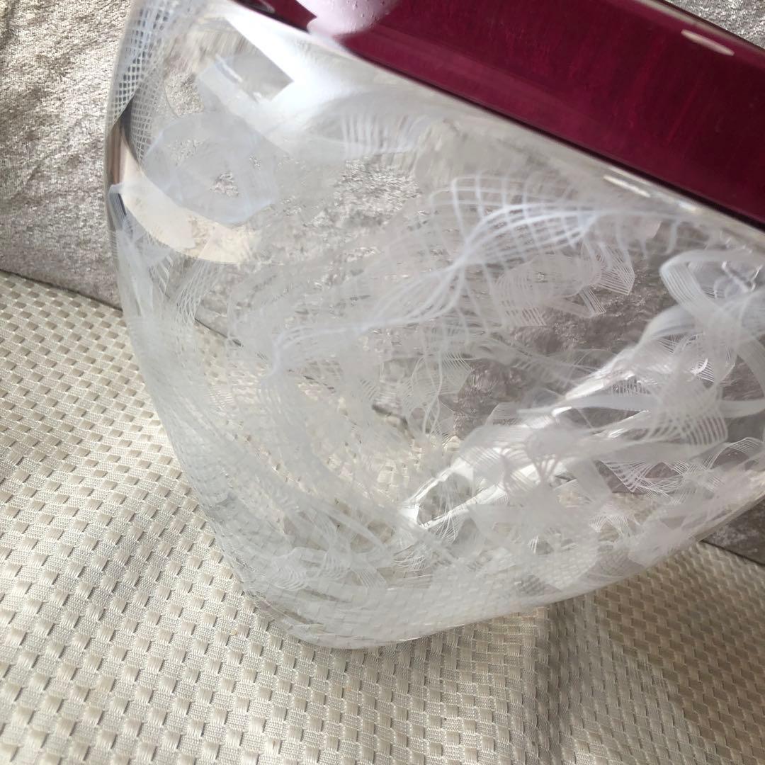 ガラスレース花瓶　作家