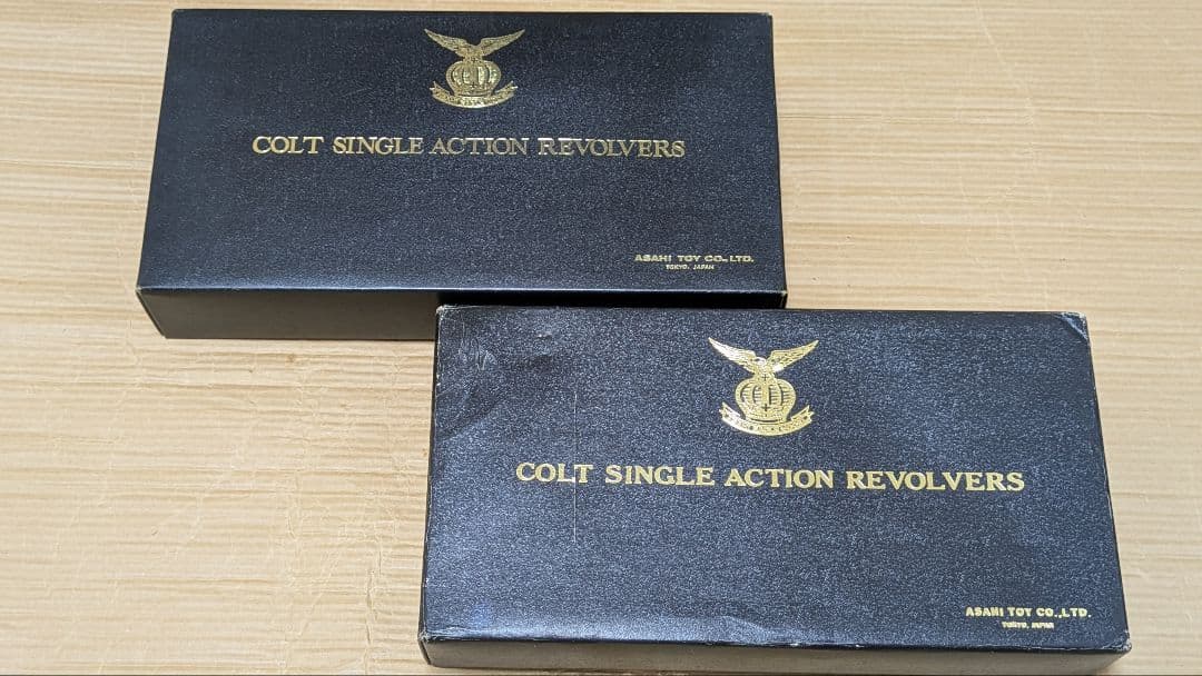 【空箱】アサヒイーグル SAA コルトシングルアクションリボルバー 空箱２個