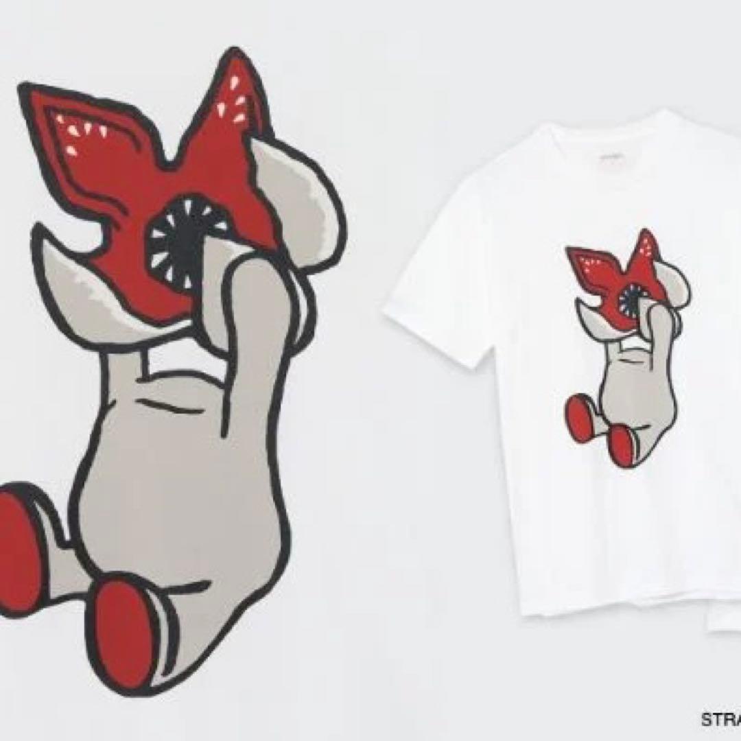 Lサイズ ストレンジャーシングス デモゴルゴン Tシャツ グラニフ