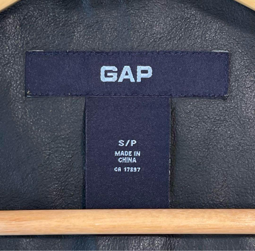 M相当/美品⚫︎OLD GAP ギャップ 牛革 カウレザー レザージャケット 黒
