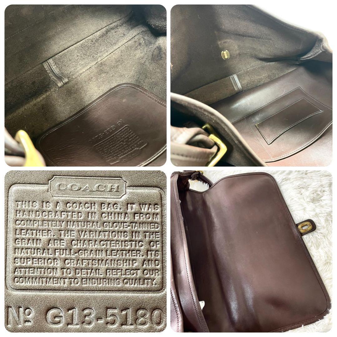 コーチ　COACH ターンロック　ビジネス　ブラウン　メンズ