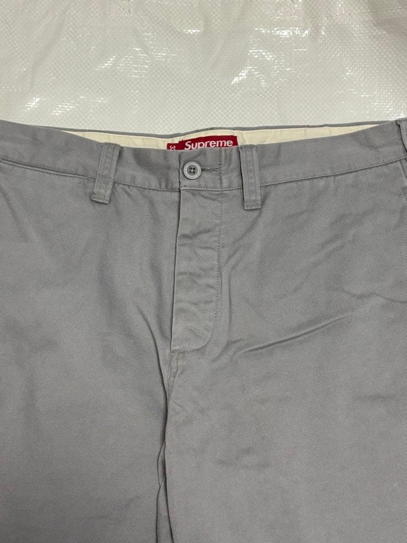 Supreme chino pants グレー チノパン　32 24ss 未使用
