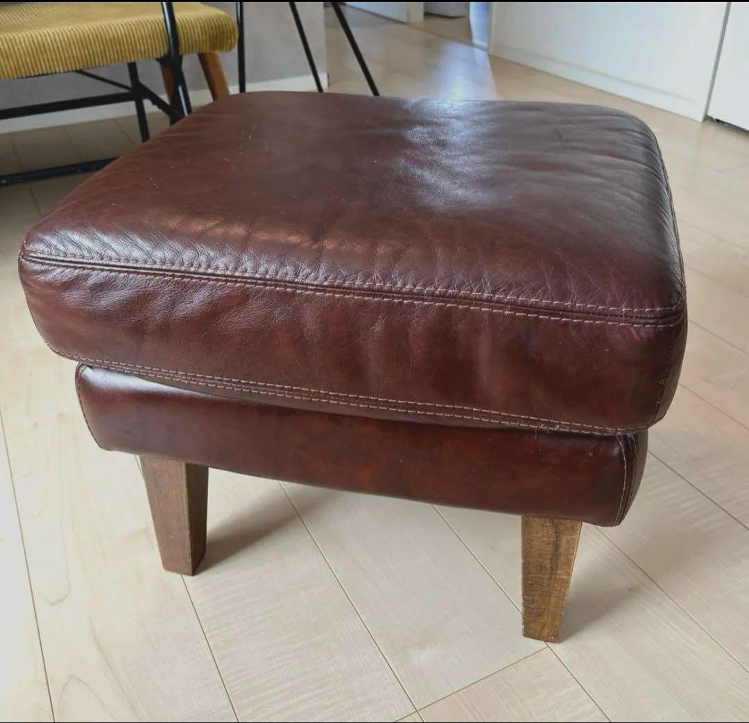 ウニコ（unico)フレイ レザー ソファ オットマン