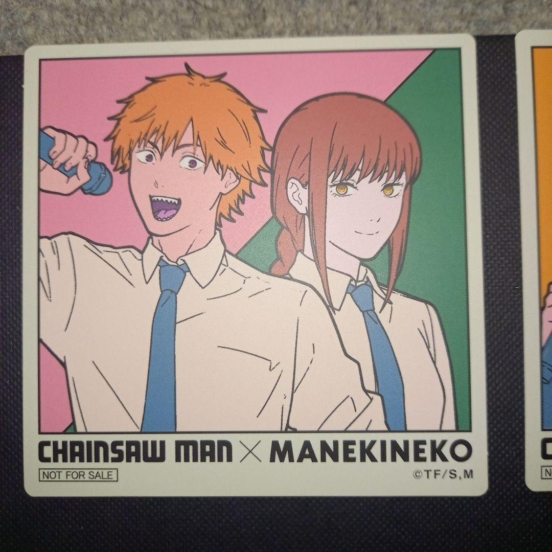 チェンソーマン　まねきねこコースターその他コースターセット