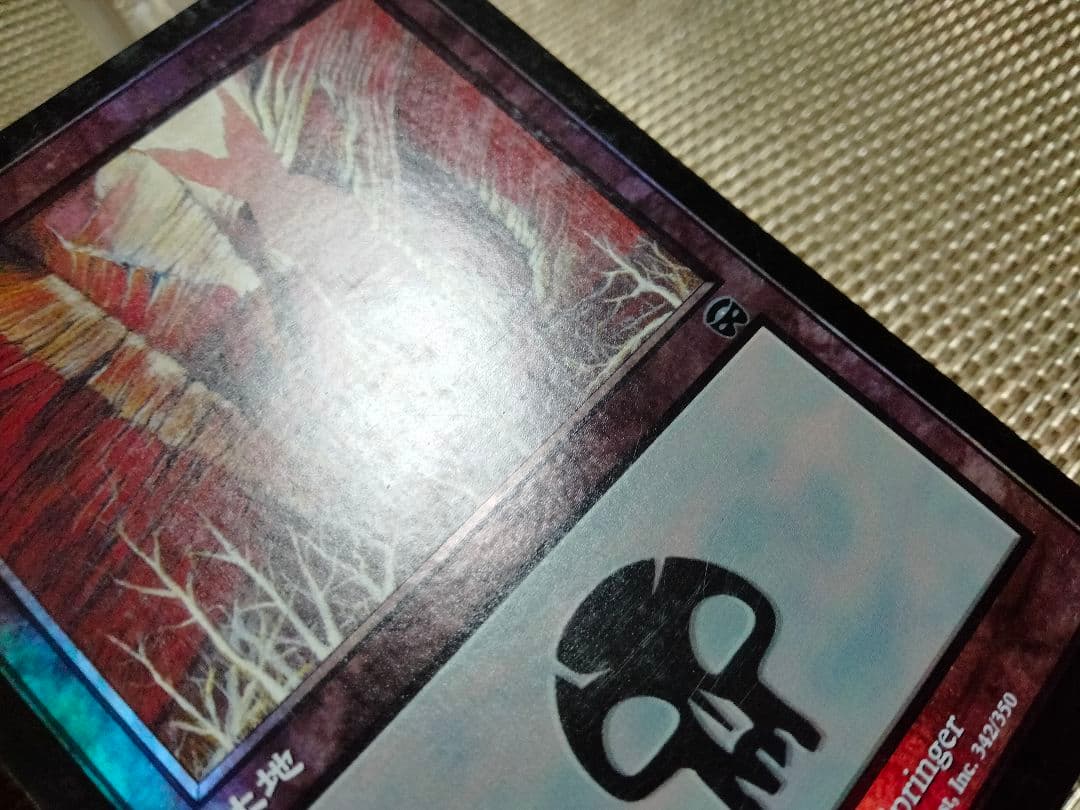 【ご確認用】MMQ foil 沼(342)a 日本語 1枚　 MTG