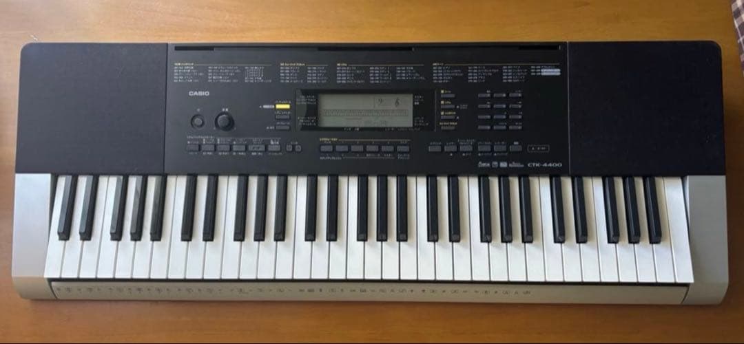 【CASIO CTK-4400】61鍵盤/タッチレスポンス/電子キーボード