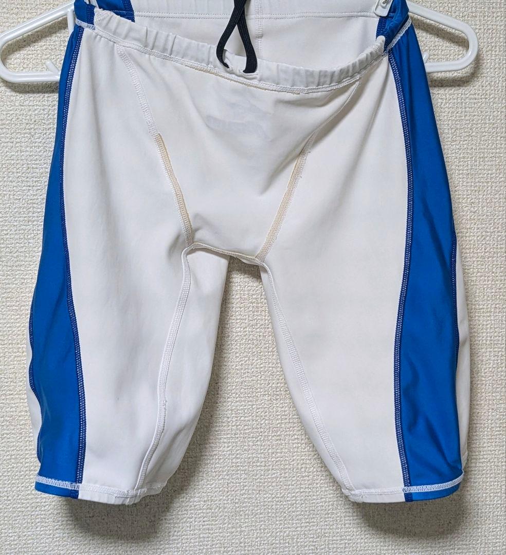 Mizuno 競泳水着 ホワイト/ブルー