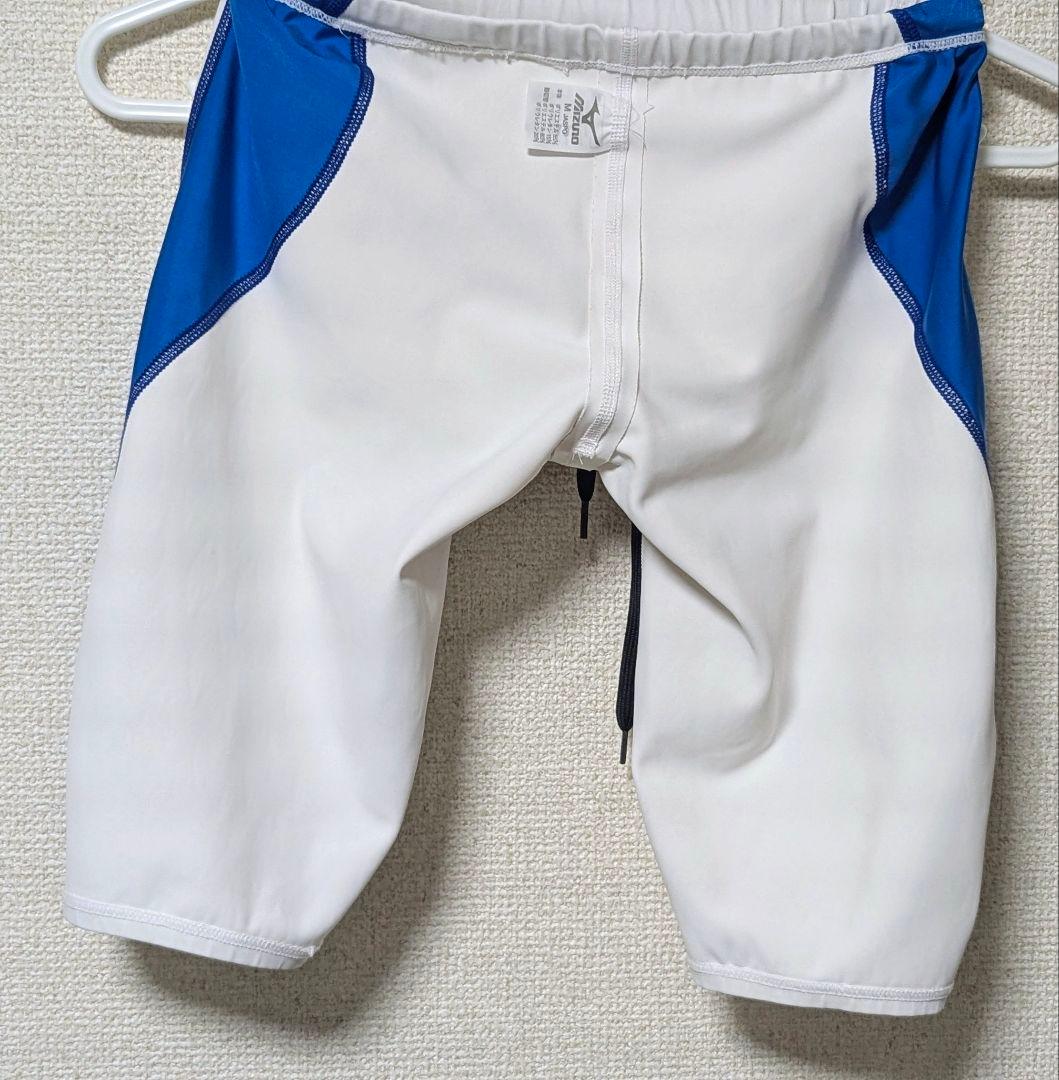 Mizuno 競泳水着 ホワイト/ブルー