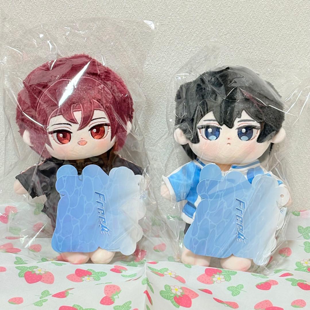 Free! 中国限定 POPMART 福賞 くじ ぬいぐるみ 松岡凛 七瀬遙