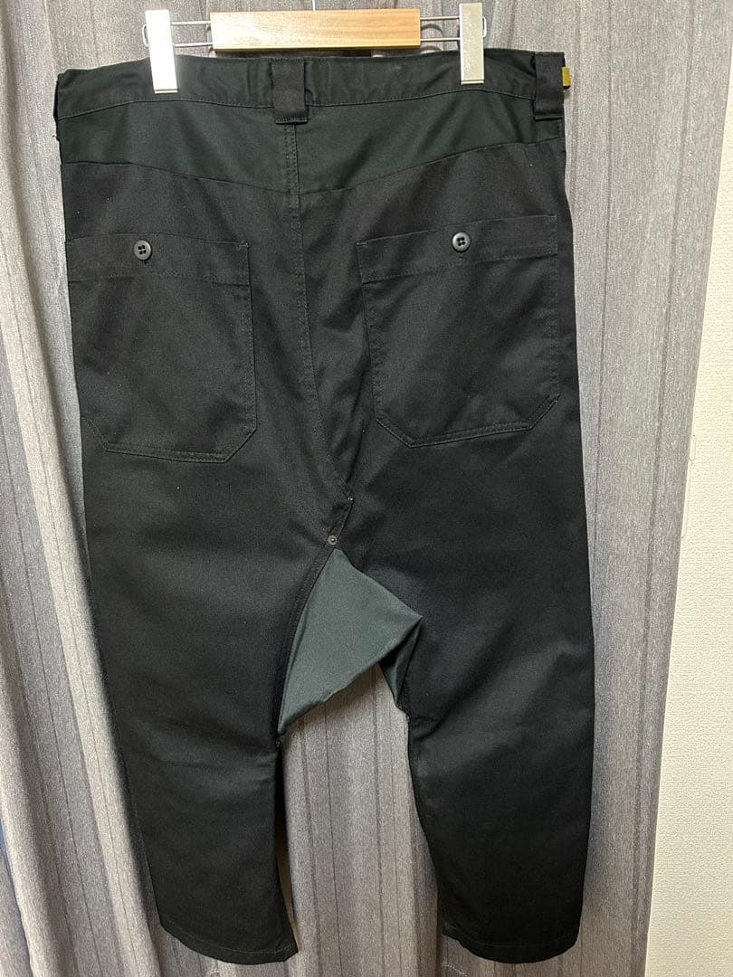 GANRYU ガンリュウ　サルエルパンツ　ブラック　Mサイズ