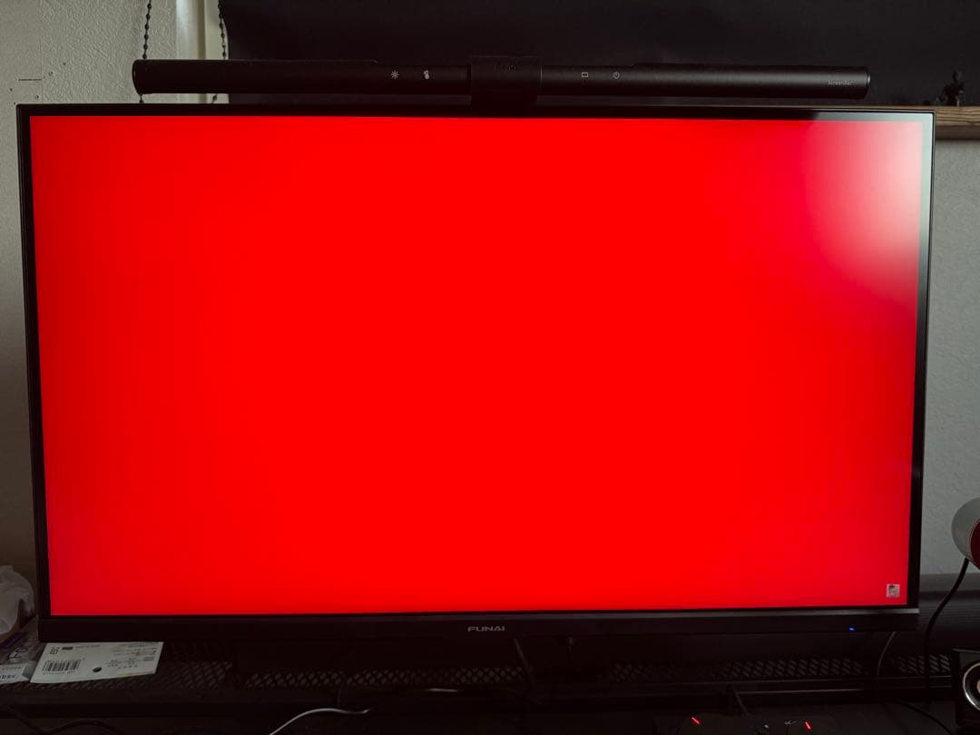 2023年製 FUNAI 4Kゲーミングモニター　144hz 27型　(箱あり)