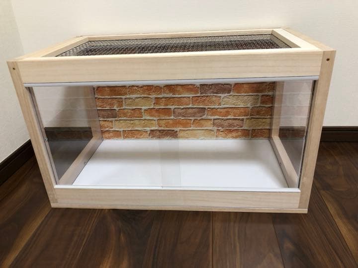 ハリネズミ ハムスター 木製ケージ 新品未使用 オーダー可能！カスタムベースに♬