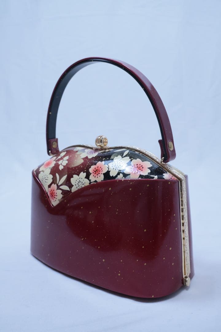 （れい）赤いエナメルバックと草履セットLLサイズ