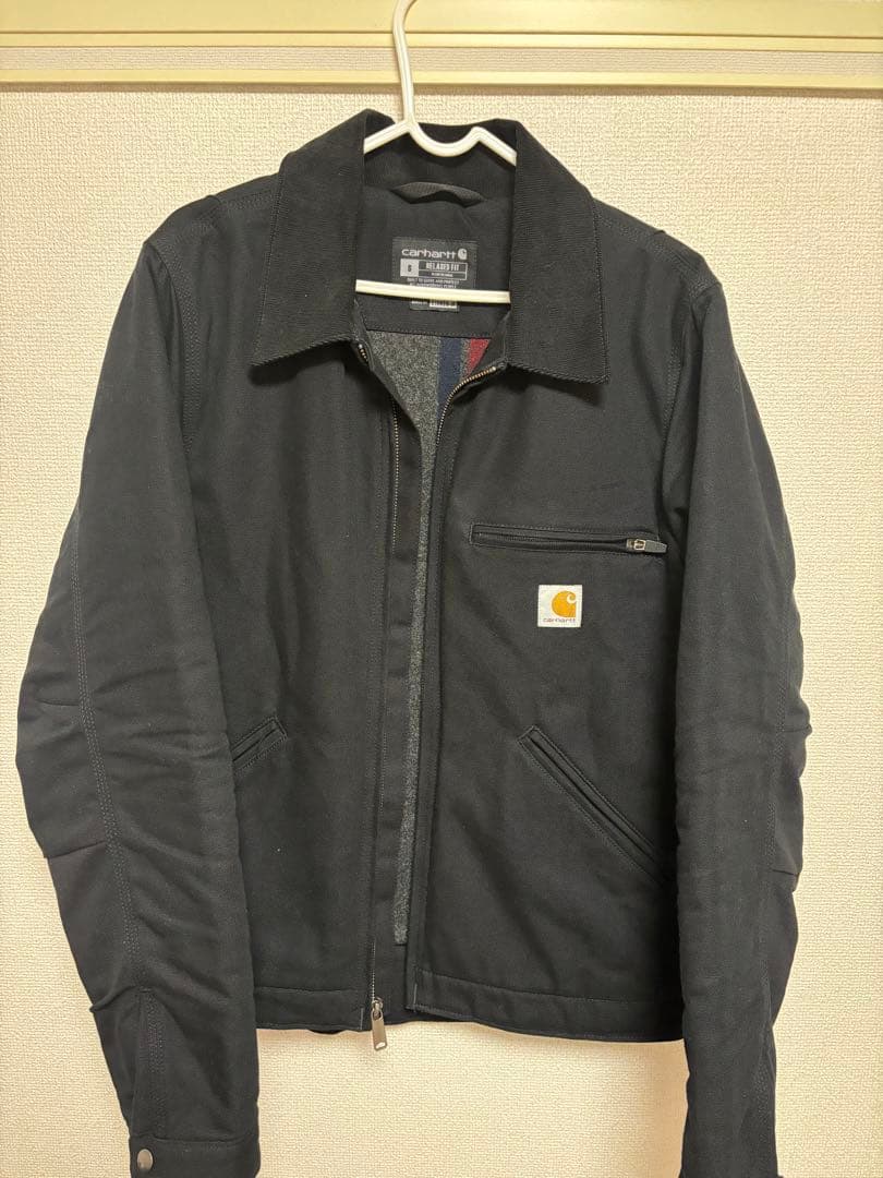 Carhartt デトロイトジャケット カーハート Sサイズ ブラック USA