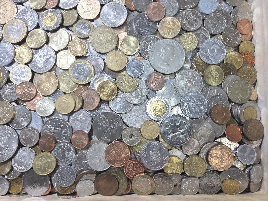 古銭　外国　　海外　外貨　旧硬貨　近代貨幣　まとめ　ヨーロッパ　銅貨　銭