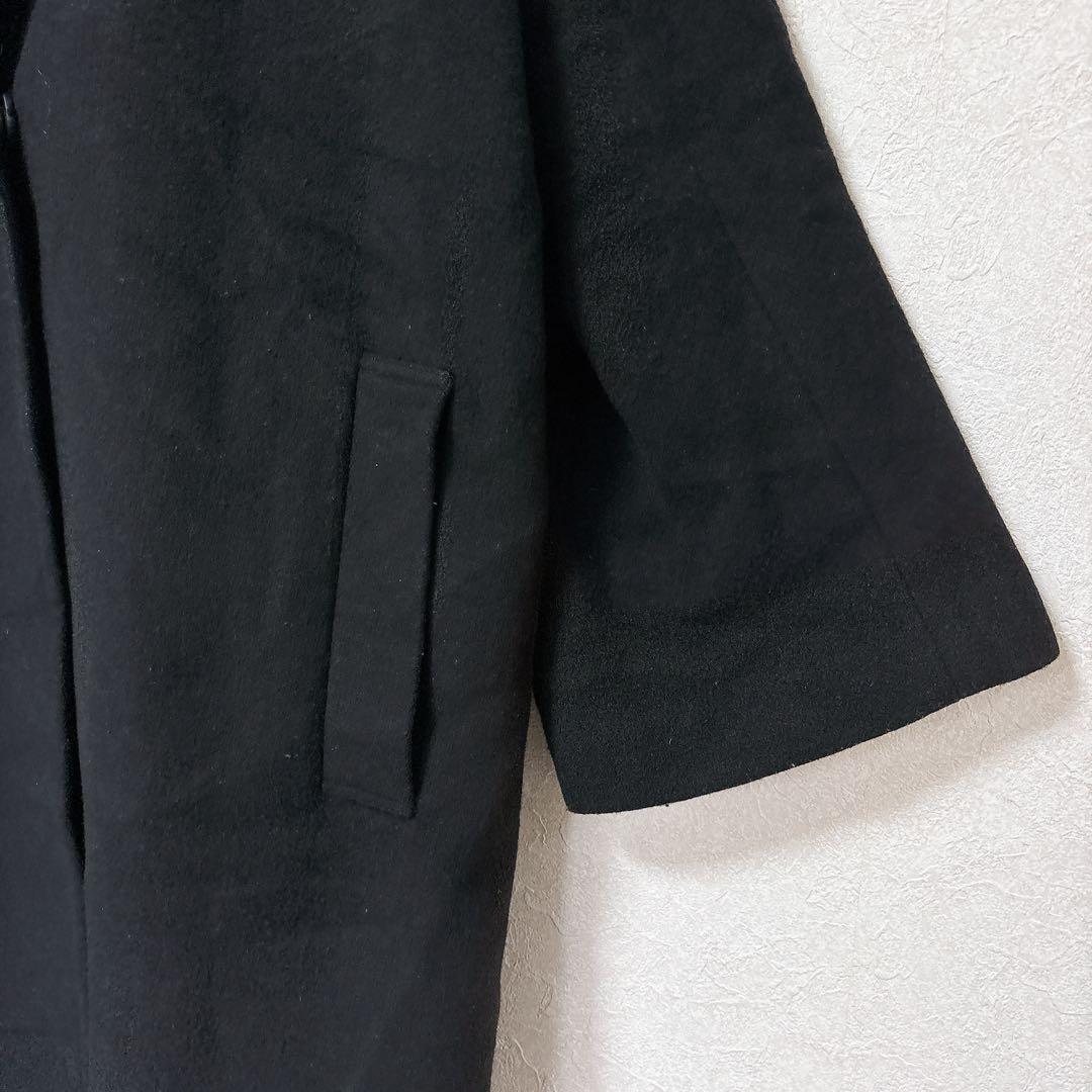 ジャーナルスタンダード ロングチェスターコートPONTETORTO 比翼 黒