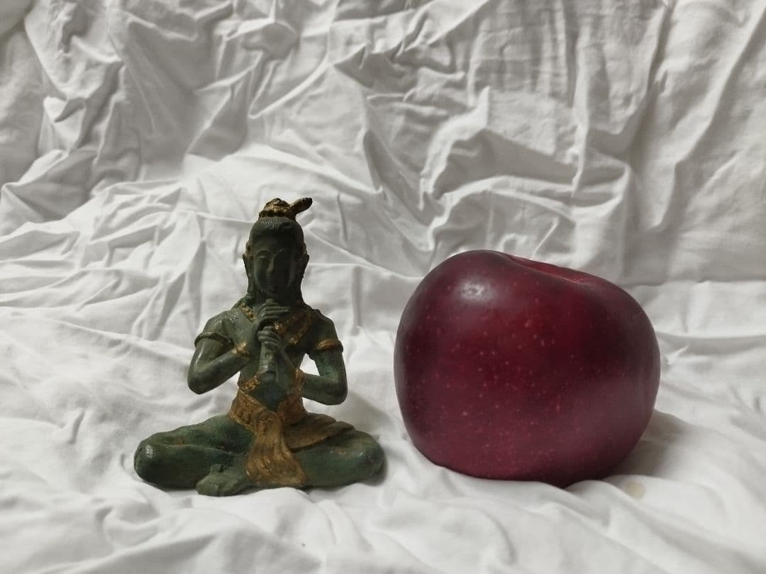 タイ国 インドラの神 青銅　ブロンズ　骨董品　現状品