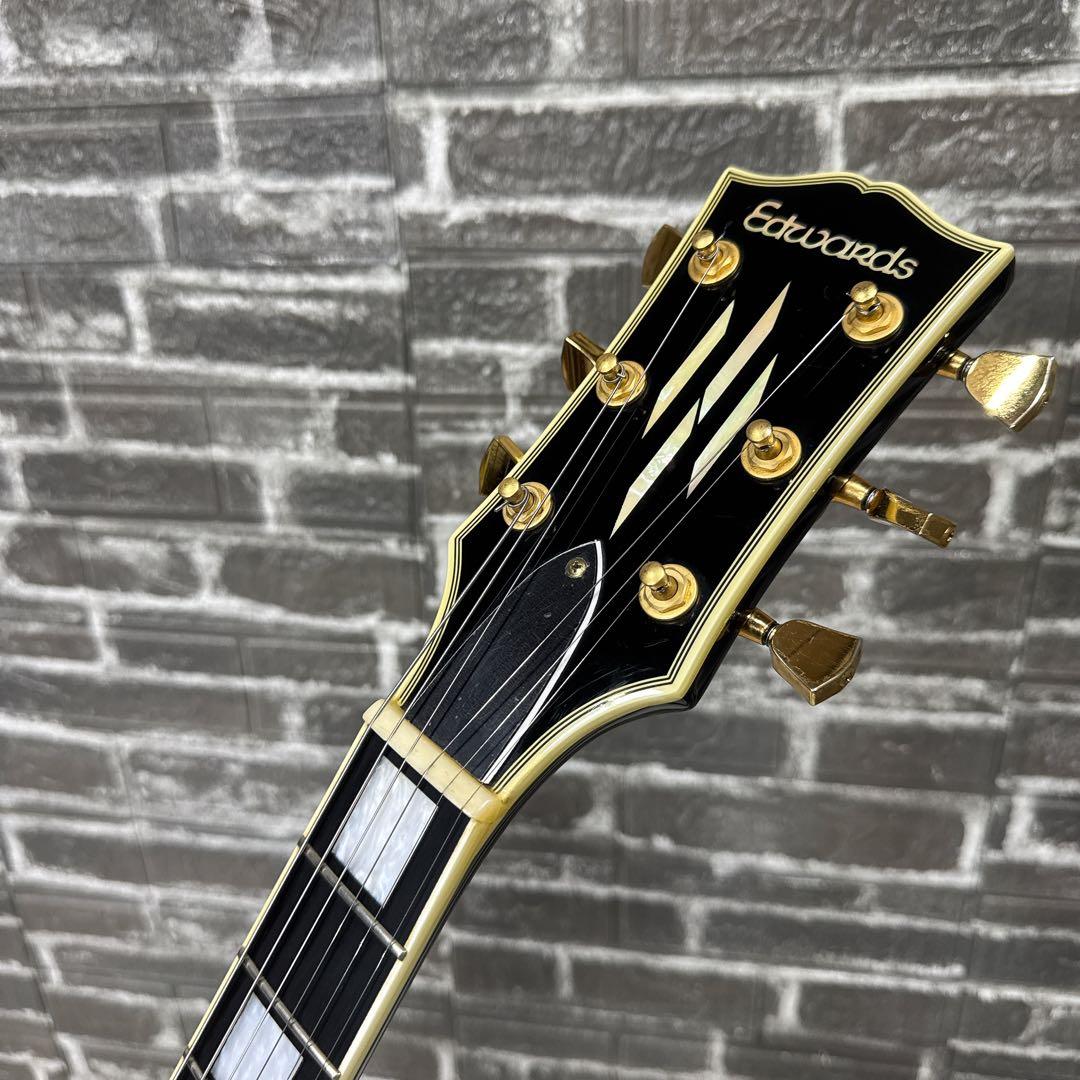 EDWARDS レスポールカスタム セイモアダンカン エボニー指板 ブラック
