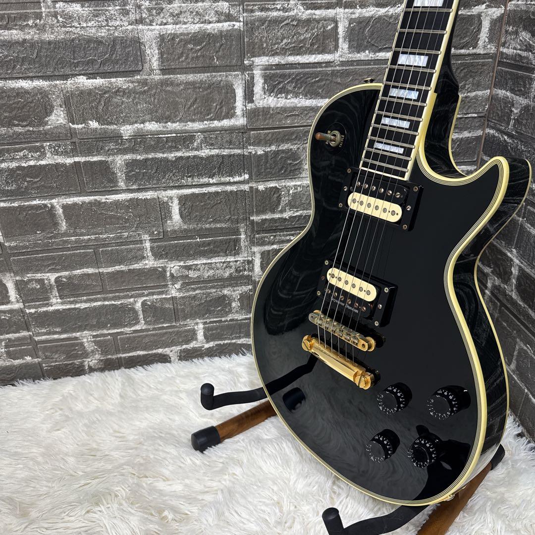 EDWARDS レスポールカスタム セイモアダンカン エボニー指板 ブラック