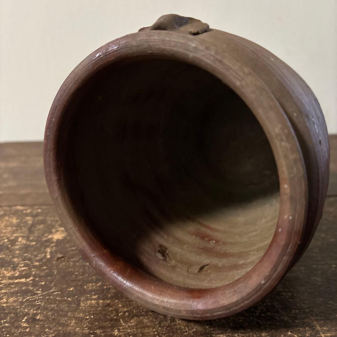 古備前　火襷水指　江戸時代　壺　水差し茶道具　古道具　アンティーク　古民芸　李朝
