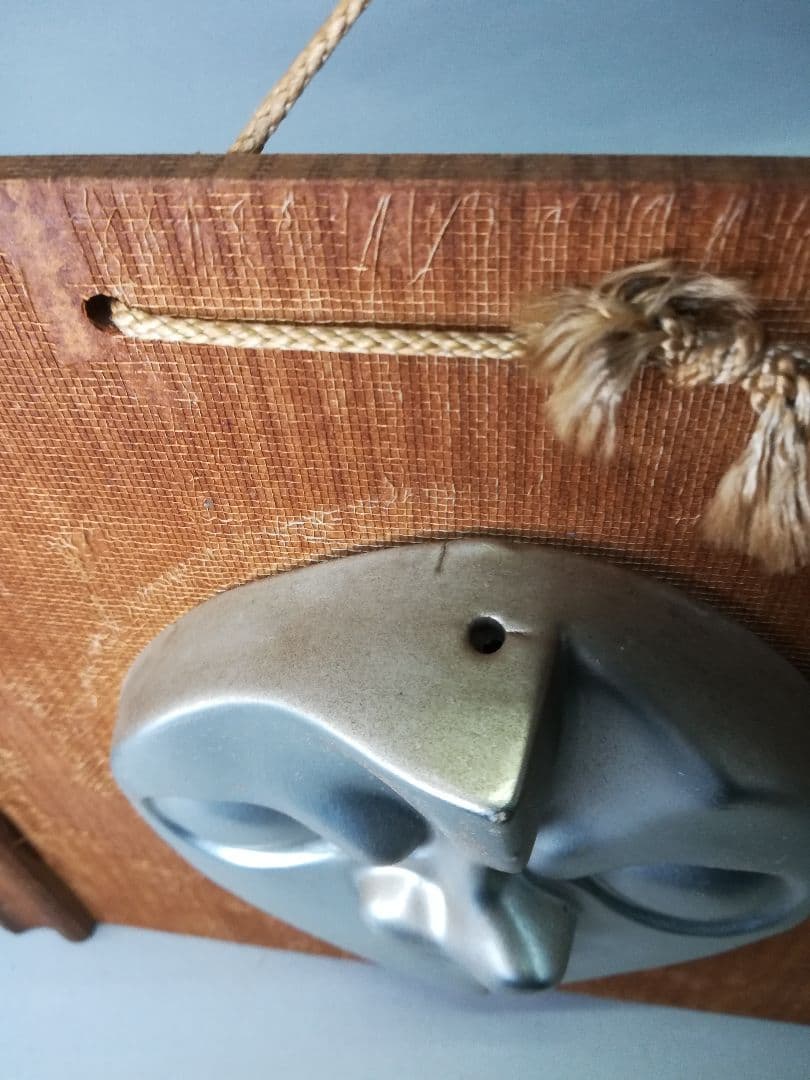 岡本太郎　当時物　太陽の顔　銀　大阪万博