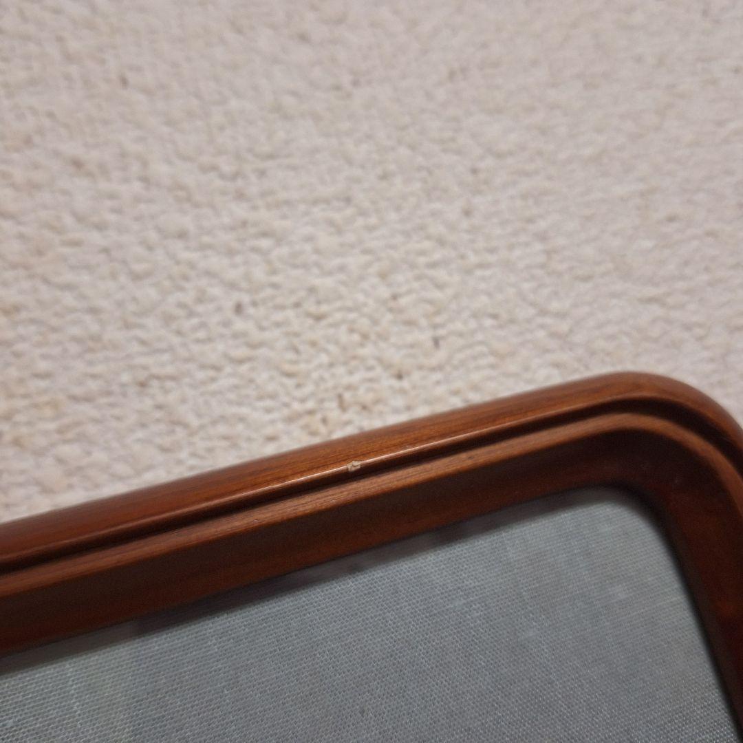 額縁　書道　日本画 水墨画 額装 木製 和額　隅丸額　ヴィンテージ