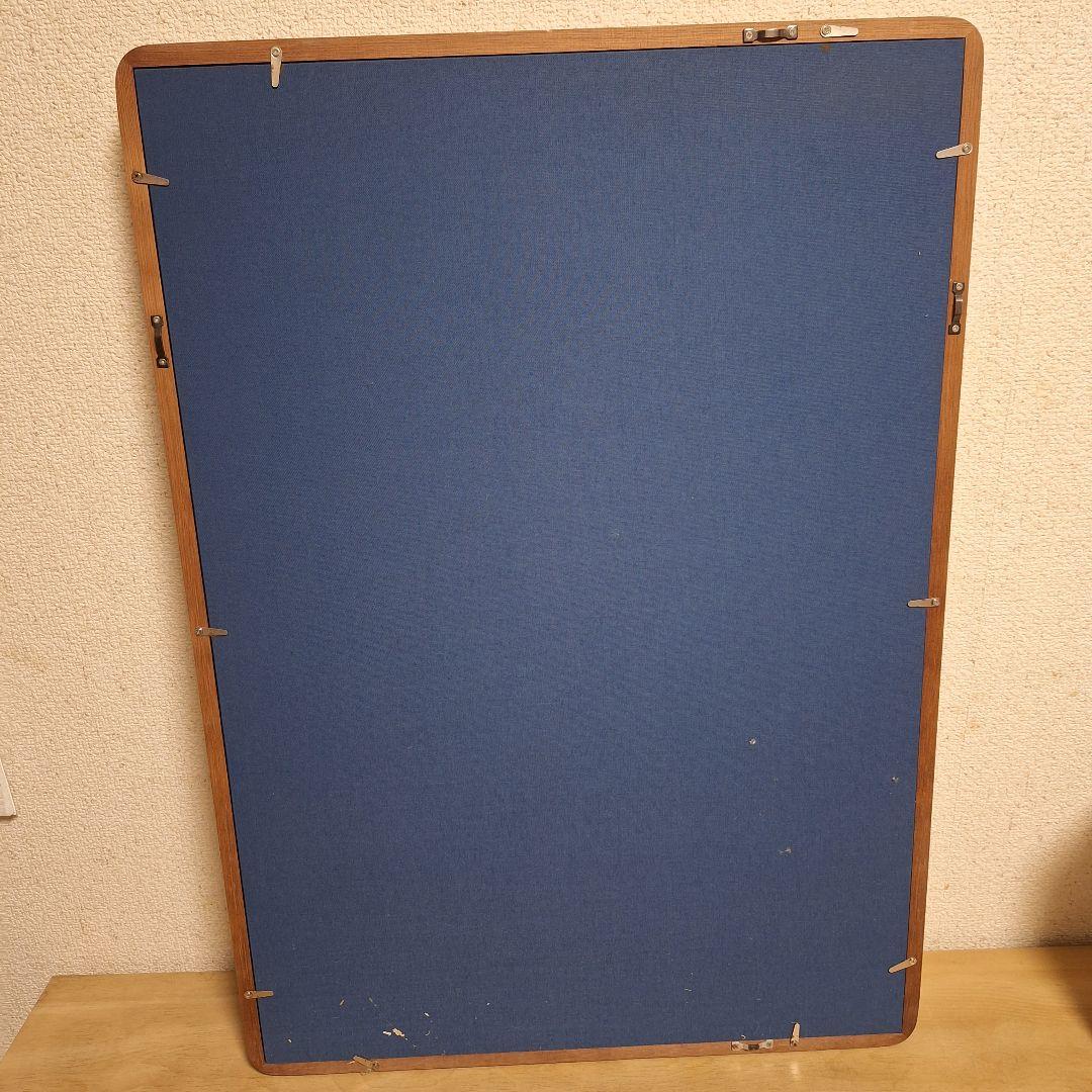 額縁　書道　日本画 水墨画 額装 木製 和額　隅丸額　ヴィンテージ