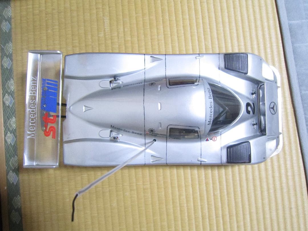 完全動作品 1/10 タミヤ Cカーシャーシ メルセデスベンツC11 当時物