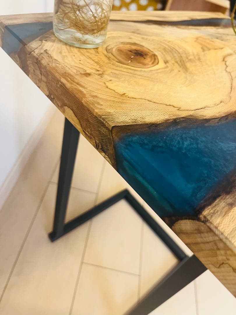 レジンテーブル　ソファテーブル　サイドテーブル