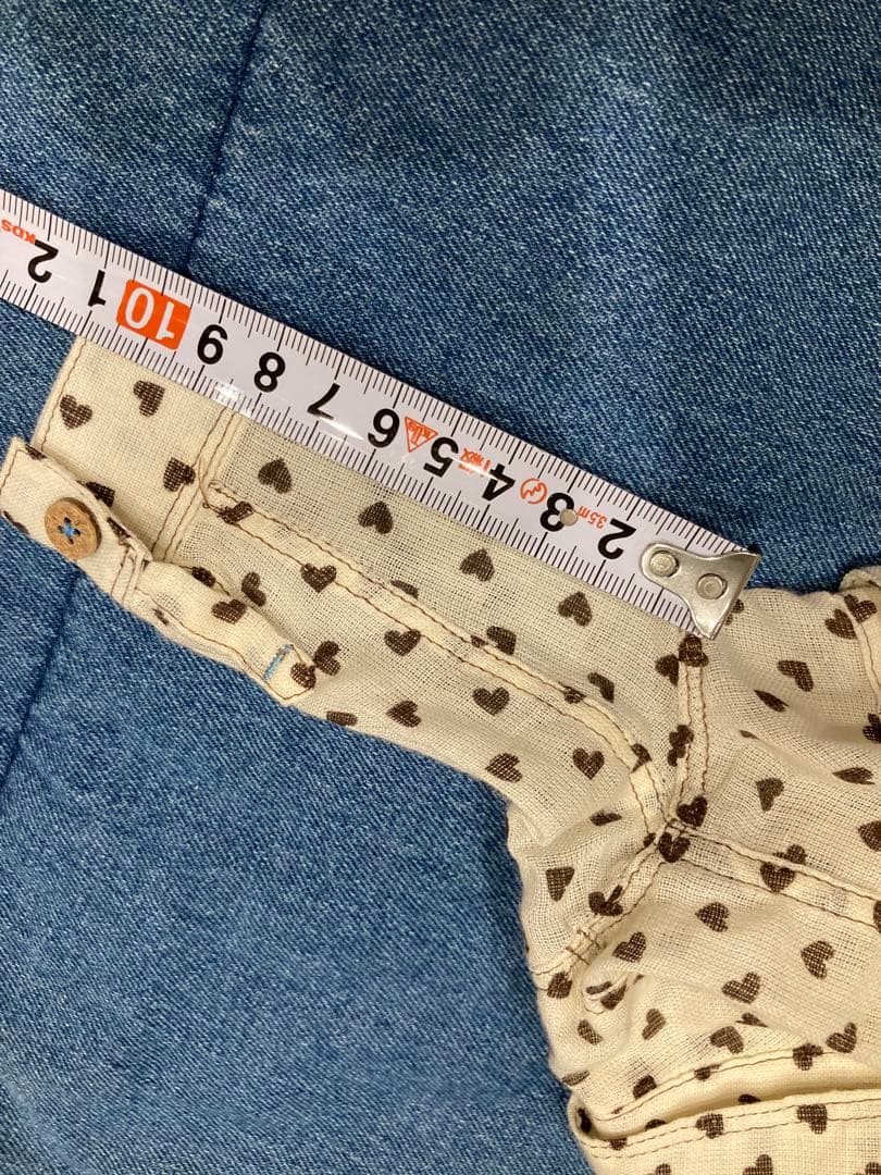 レア GG DENIM LINE ハート柄　シャツ