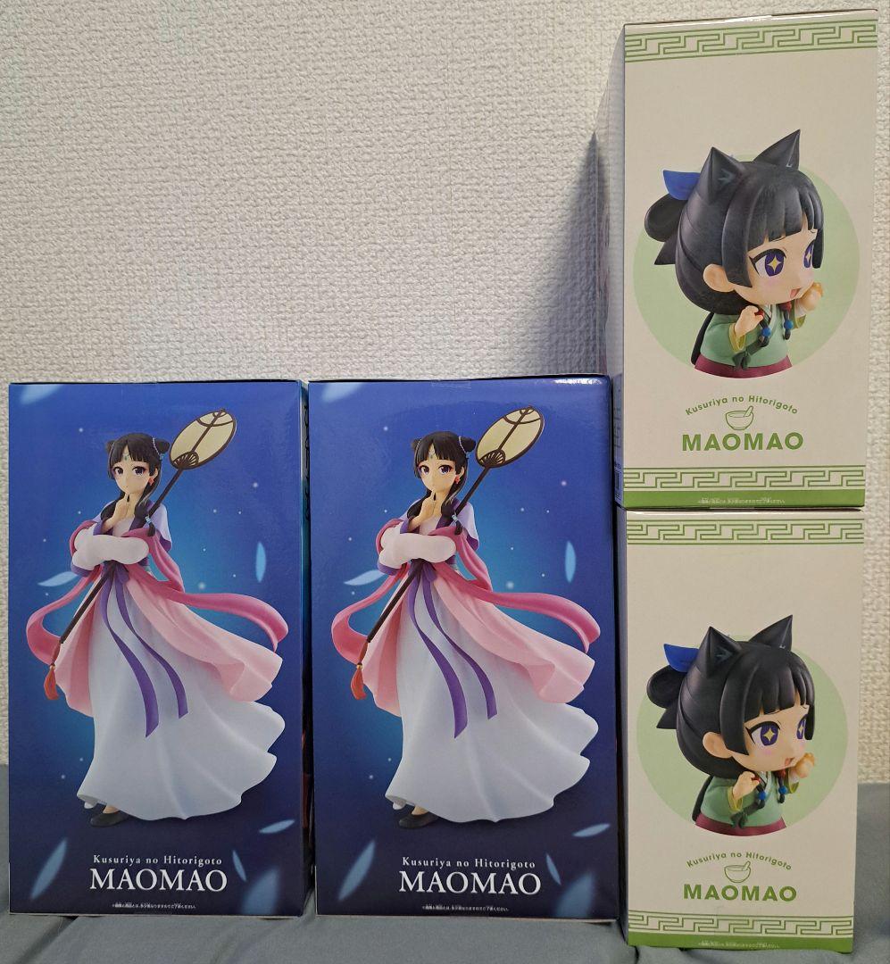 薬屋のひとりごと 猫猫 月精 SOFVIMATES フィギュア 4個セット