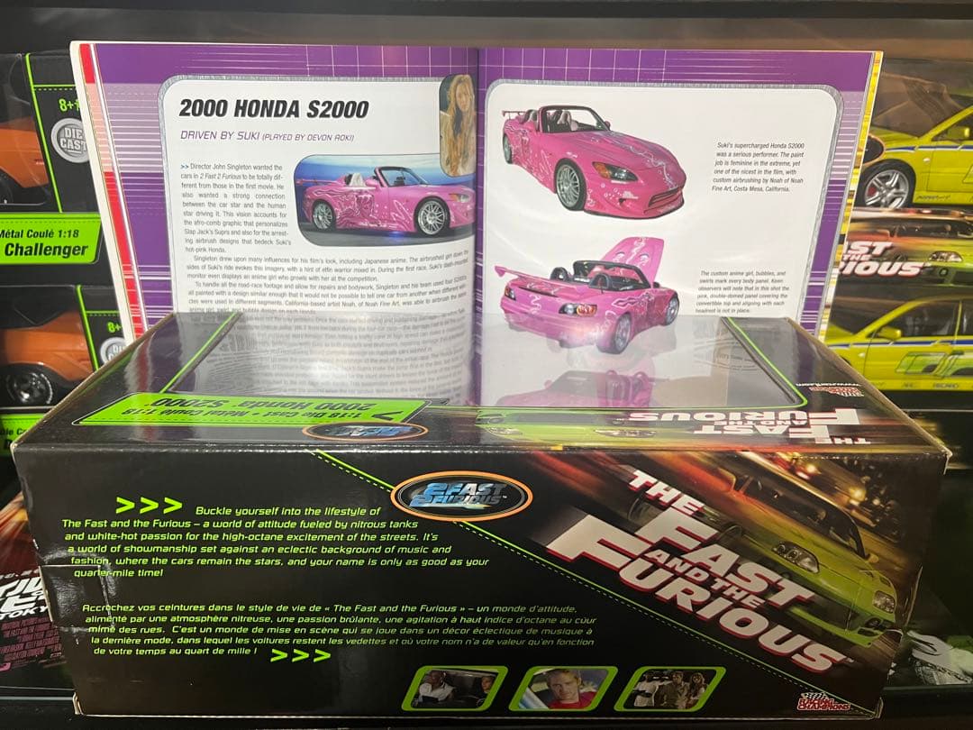 ミニカー FAST&FURIOUS 2000 Honda S2000