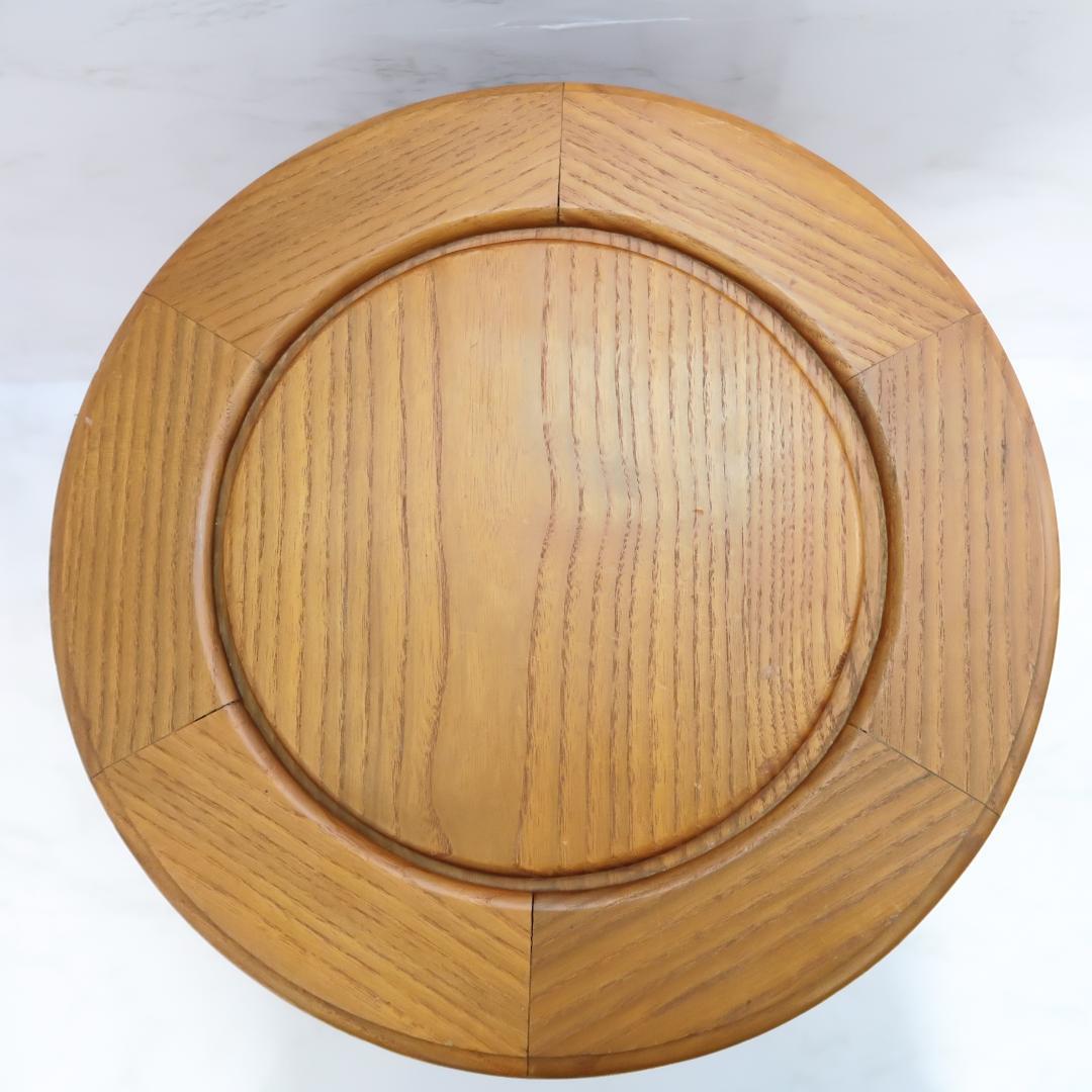 李朝家具 丸型スツール 小物入れ テーブル アンティーク チェスト 昭和 レトロ