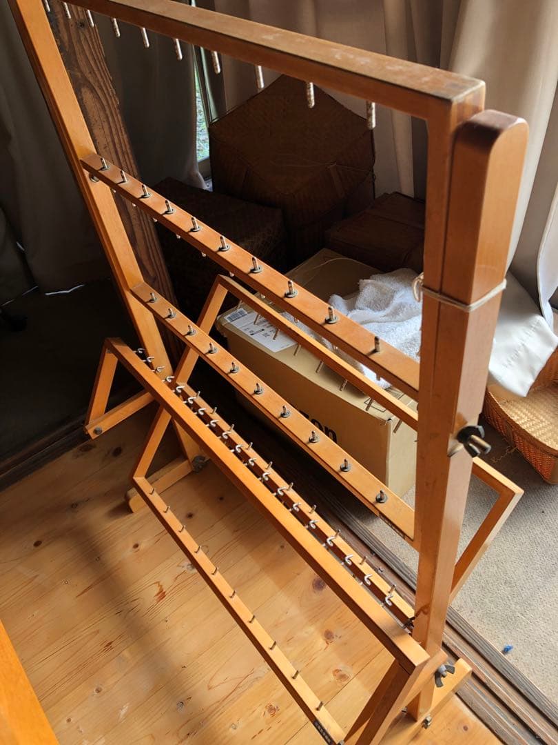 木製 織り機用整経用具