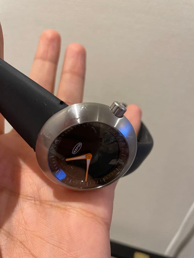 Ikepod ブラック ラバーベルト 時計
