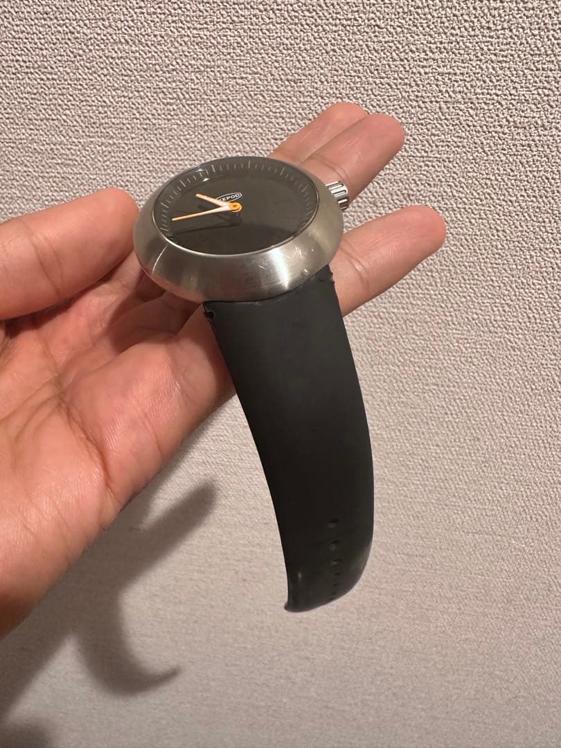 Ikepod ブラック ラバーベルト 時計